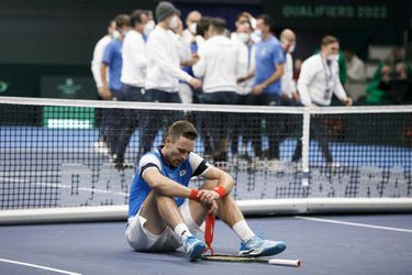 Davis Cup: Veľká škoda. Slovensko sa po dramatickej bitke nepredstaví na finálovom turnaji