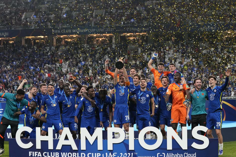 Futbalisti Chelsea oslavujú víťazstvo vo finále MS klubov