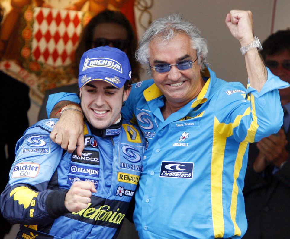 Flavio Briatore s Fernandom Alonsom.