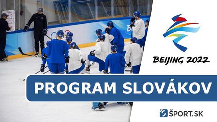 ZOH 2022: Program Slovákov - hráme hokej - zimná olympiáda - štvrtok (10. február)