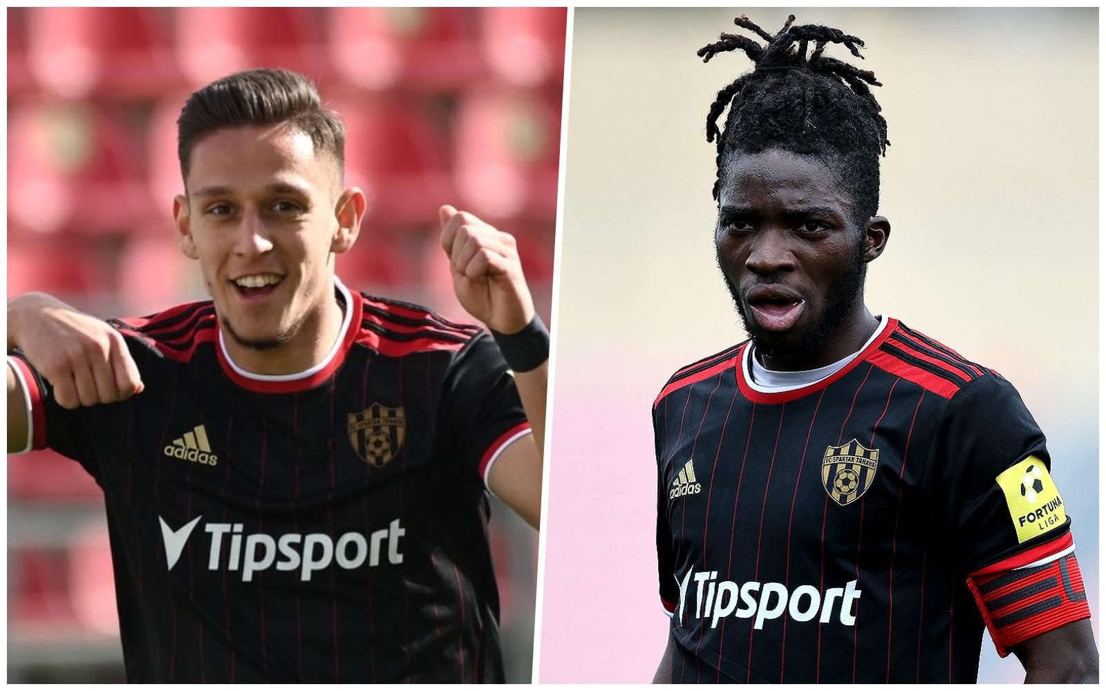 Alex Iván a Kazeem Bolaji, FC Spartak Trnava