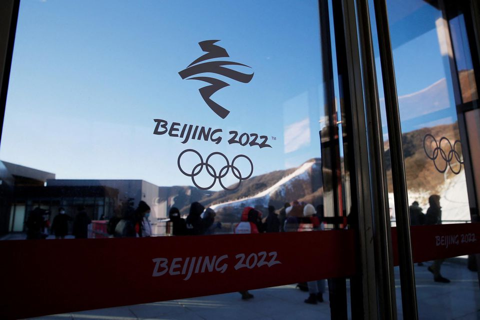 Zjazdovka na zimnej olympiáde v Pekingu 2022.