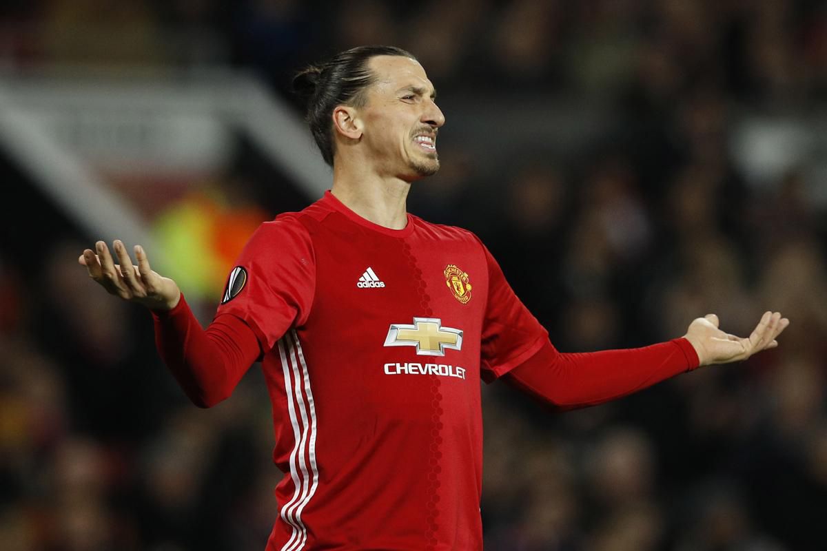 Zlatan Ibrahimovic počas svojho pôsobenia v Manchestri United.