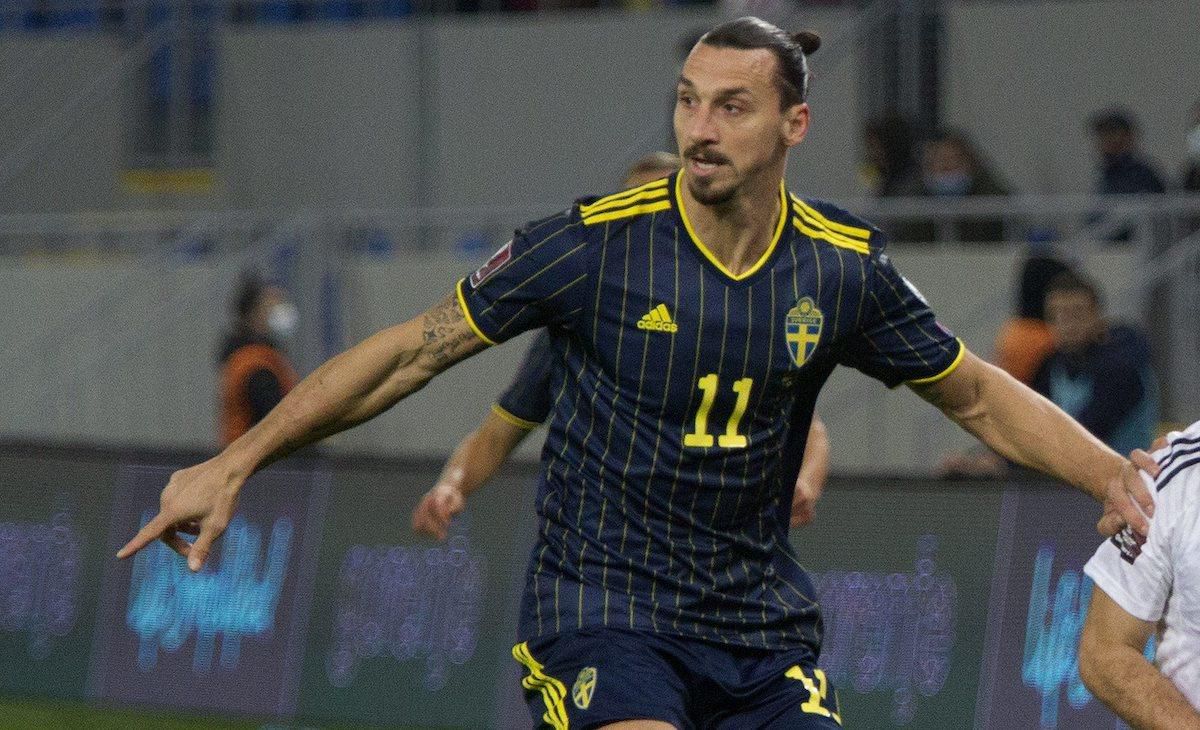 Švédsky futbalista Zlatan Ibrahimovič