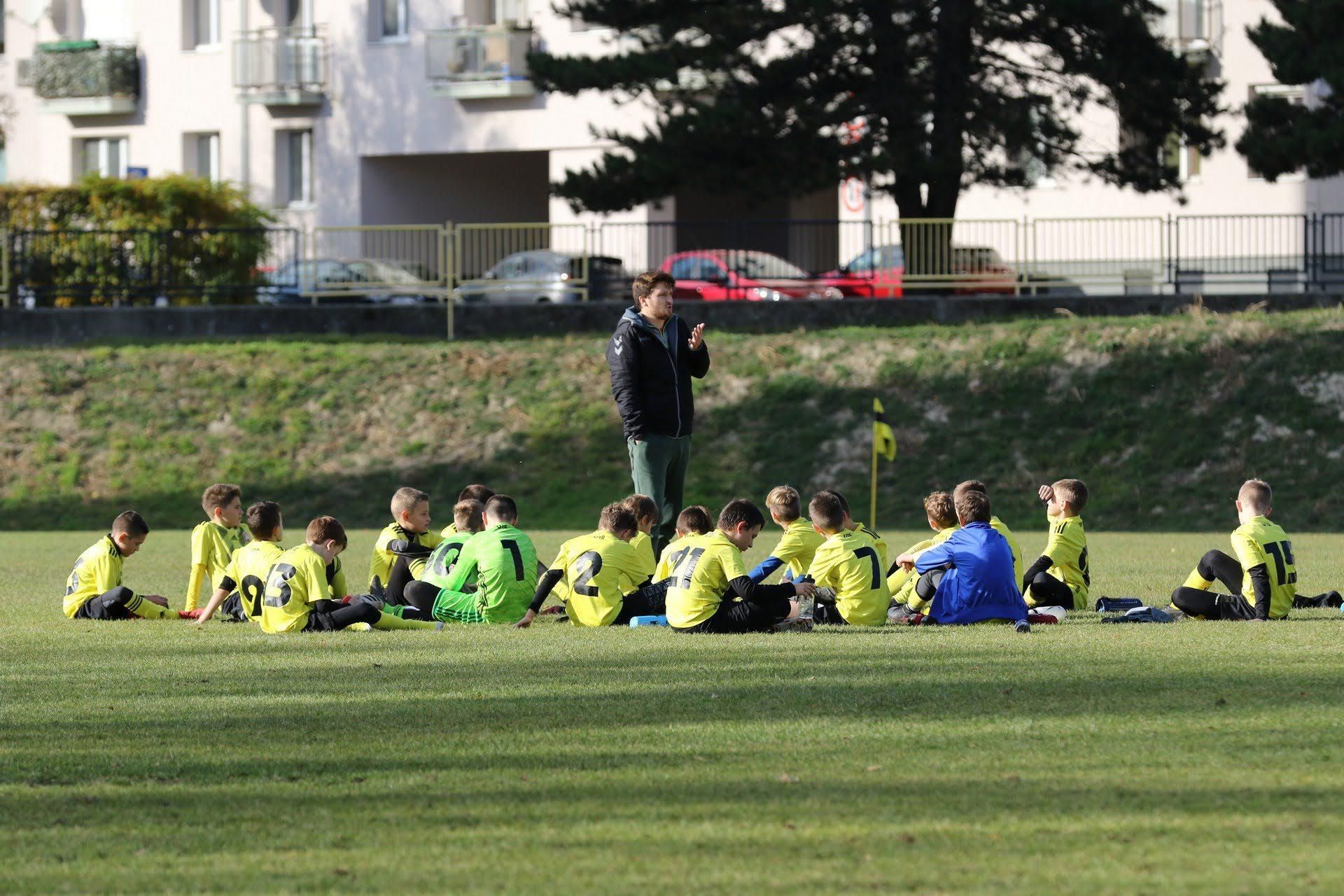 Mládežníci FK Inter Bratislava na tréningu