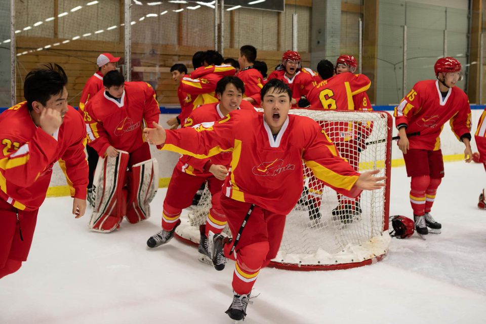 Čínski hokejisti.