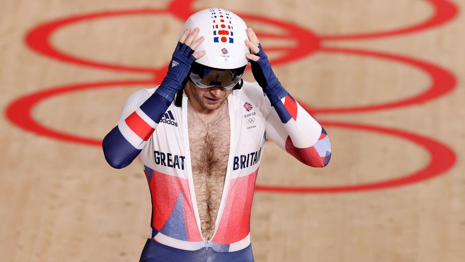 Britský reprezentant v dráhovej cyklistike Jason Kenny.