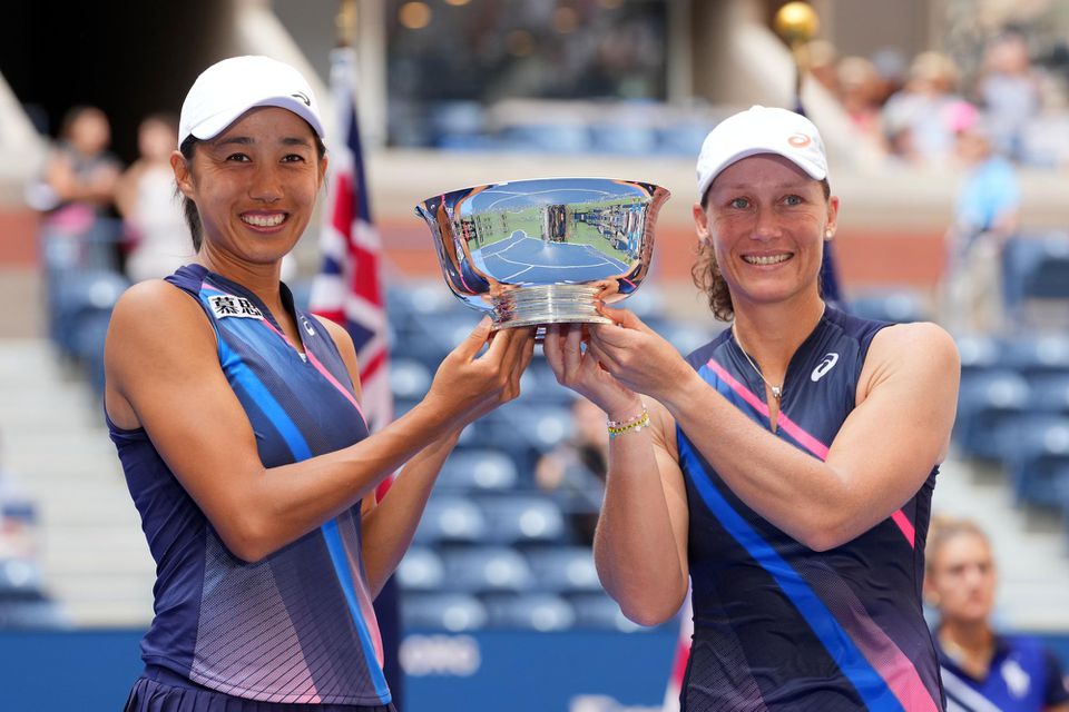 Austrálska tenistka Samantha Stosurová s Číňankou Šuaj čang sa stali víťazkami ženskej štvorhry na US Open
