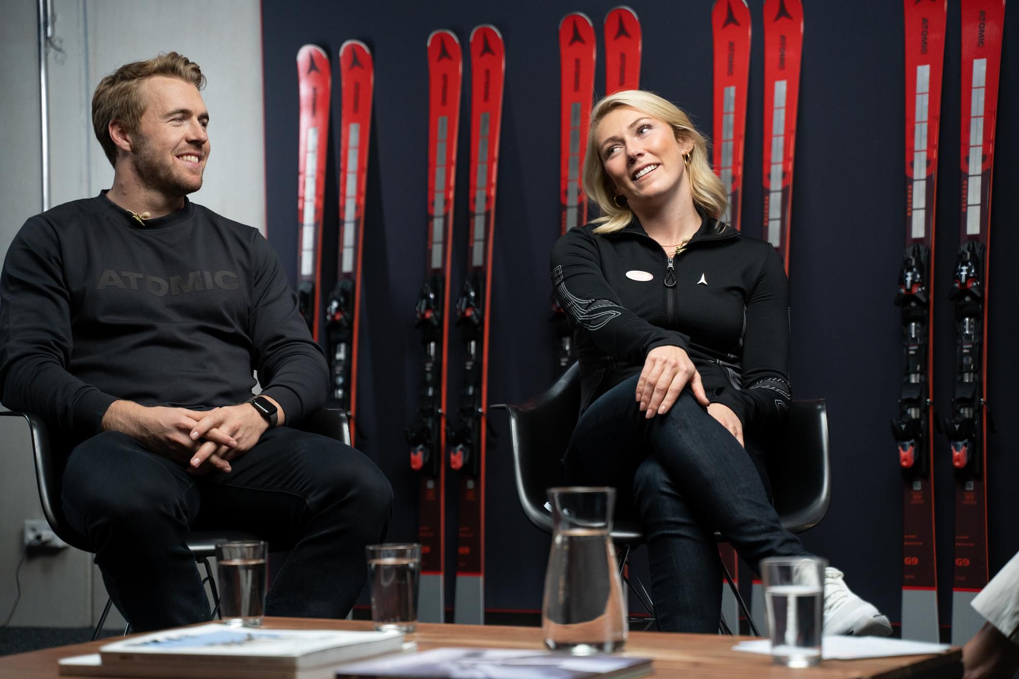 Aleksander Aamodt Kilde a Mikaela Shiffrinová