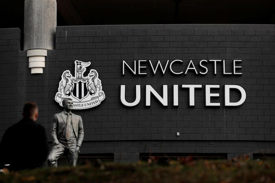 Priaznivci Newcastle United.