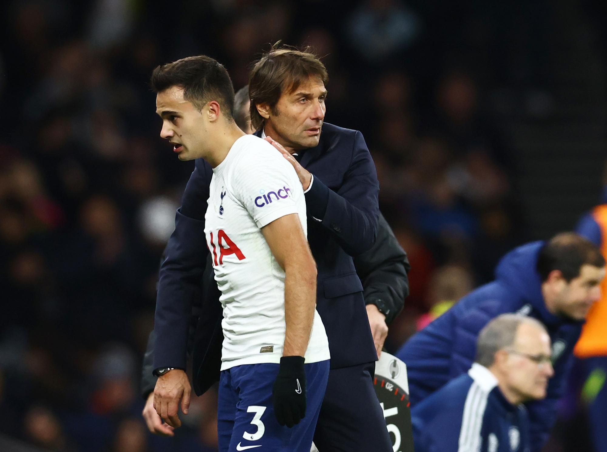 Antonio Conte a  Sergio Reguilon.