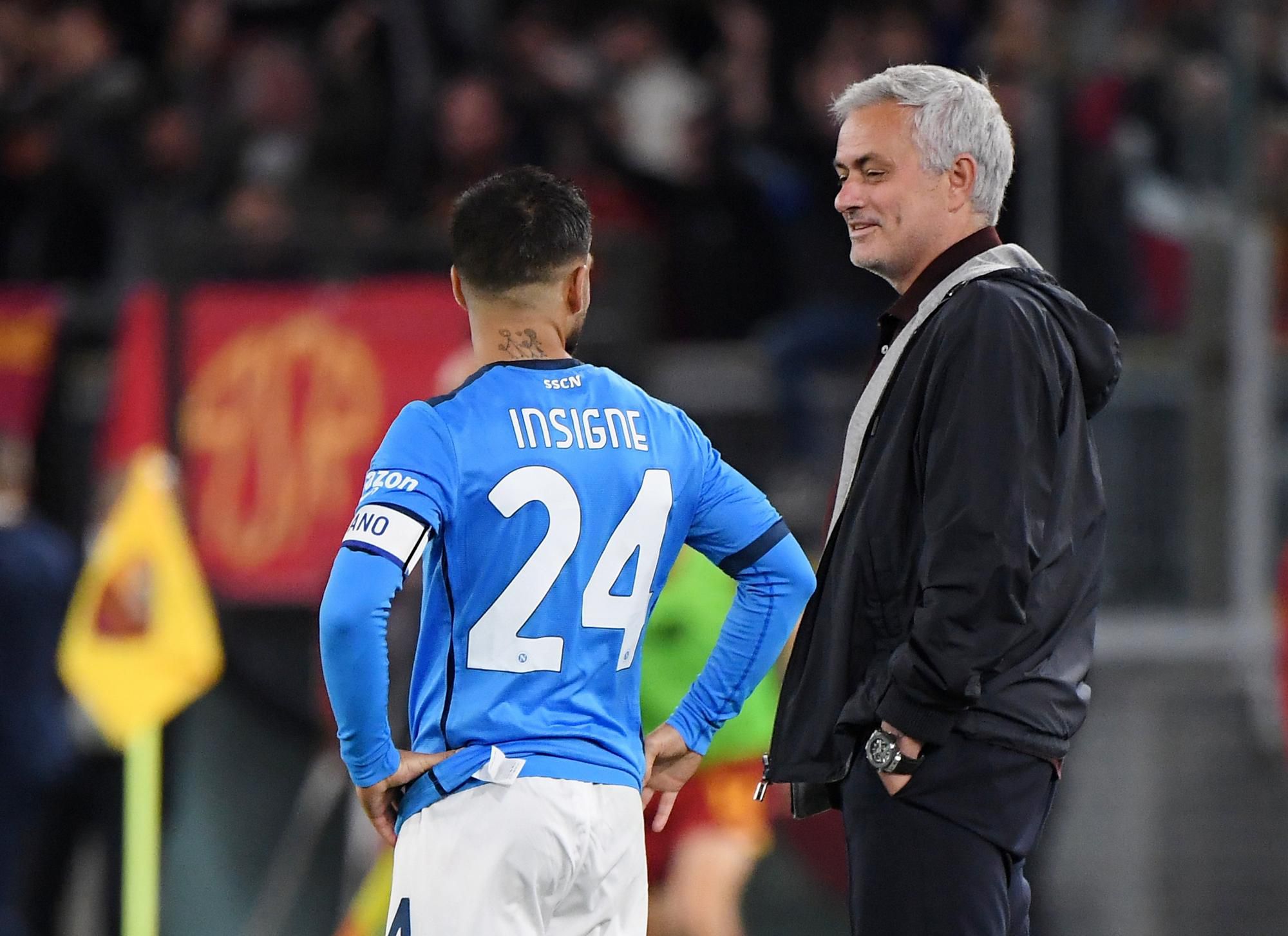 José Mourinho (AS Rím) a Lorenzo Insigne (SSC Neapol)