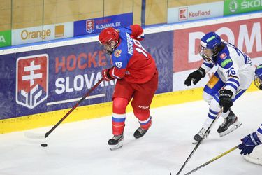 Slovenskí hokejisti do 18 rokov utrpeli poriadny debakel s o rok mladším výberom Ruska