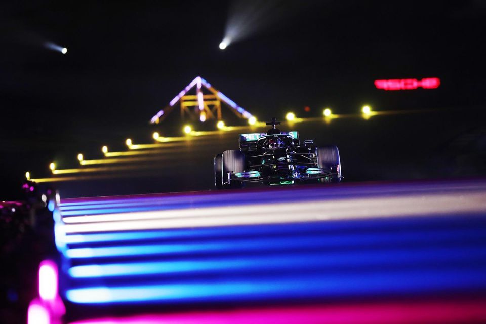Lap of Lights na okruhu v Silverstone.
