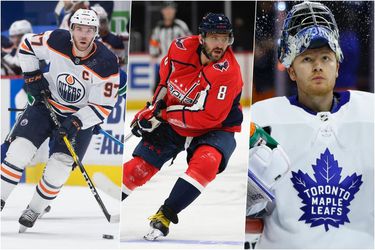 Hviezdami NHL za mesiac október sa stali Ovečkin, center Edmontonu  McDavid a brankár Andersen