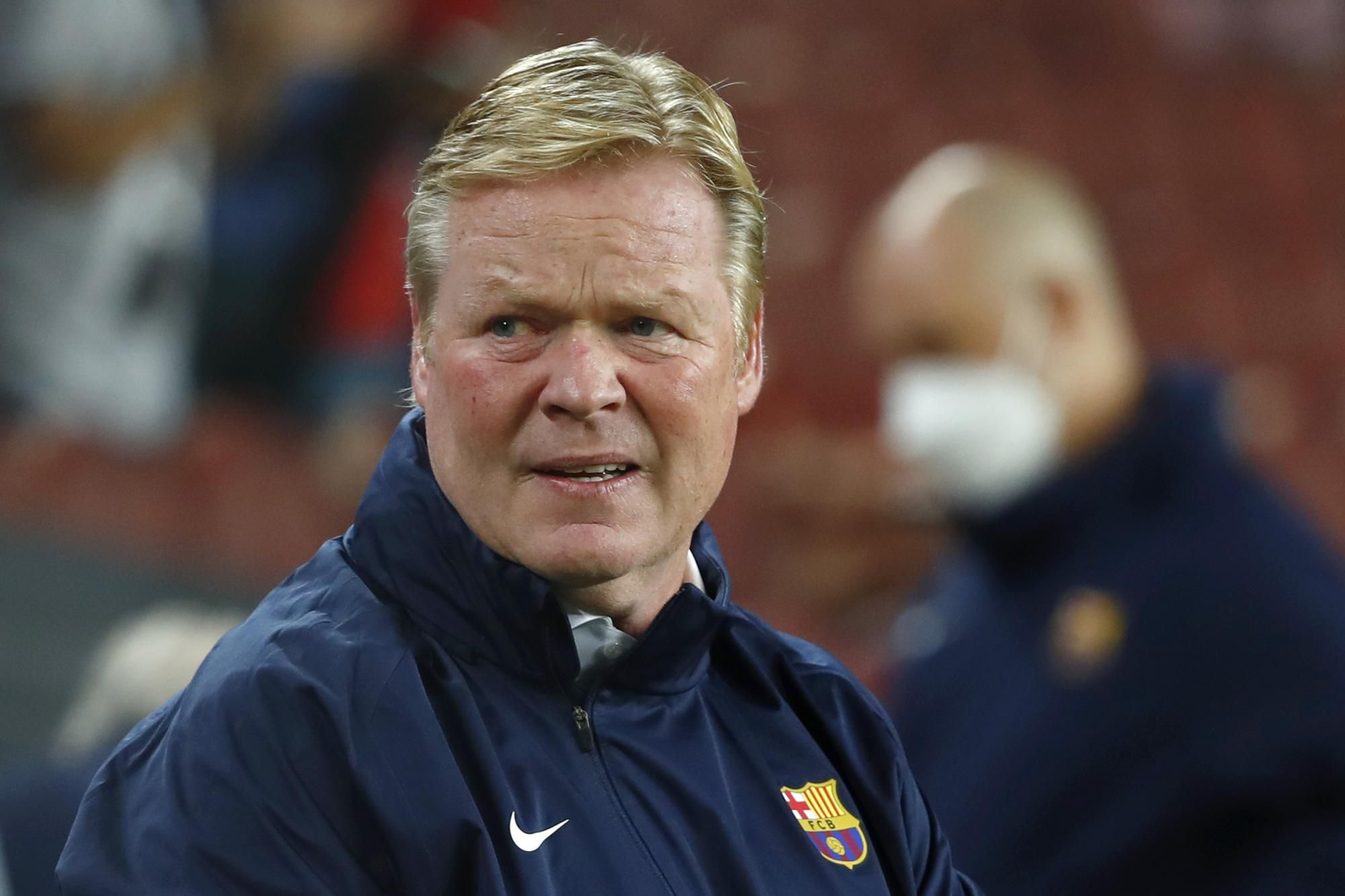 Tréner FC Barcelona Ronald Koeman.