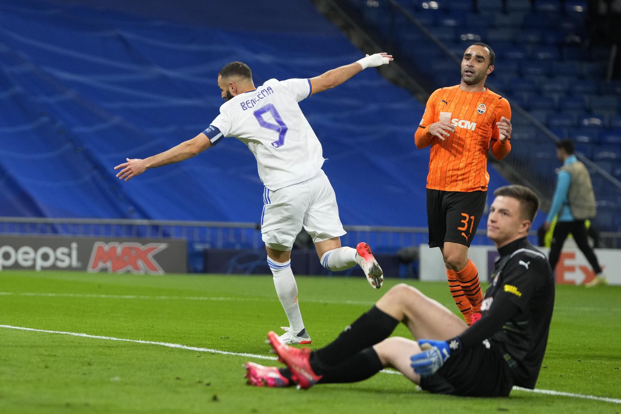 Karim Benzema, Real Madrid - Šachtar Doneck