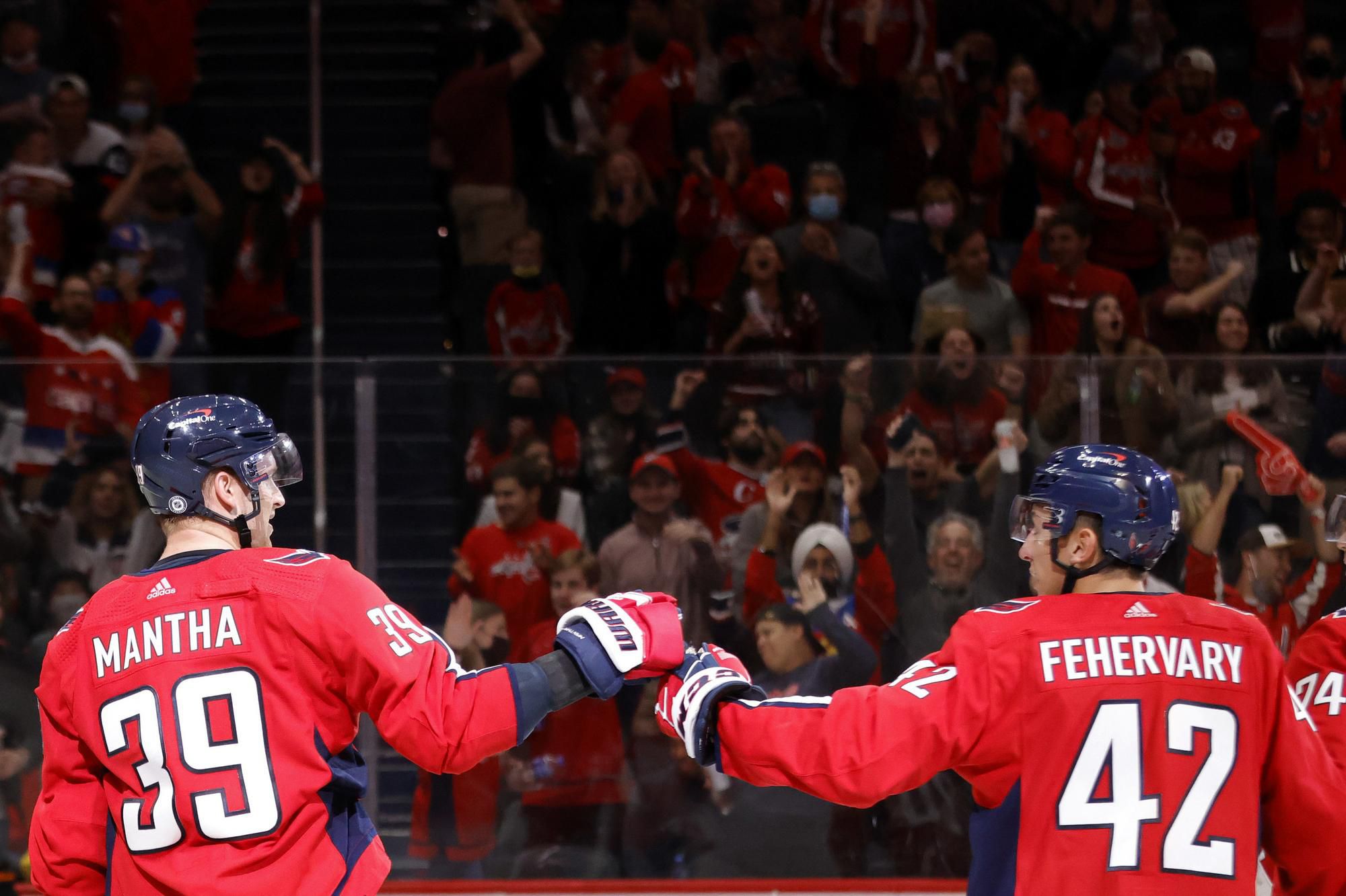 Anthony Mantha a Martin Feherváry, Washington Capitals