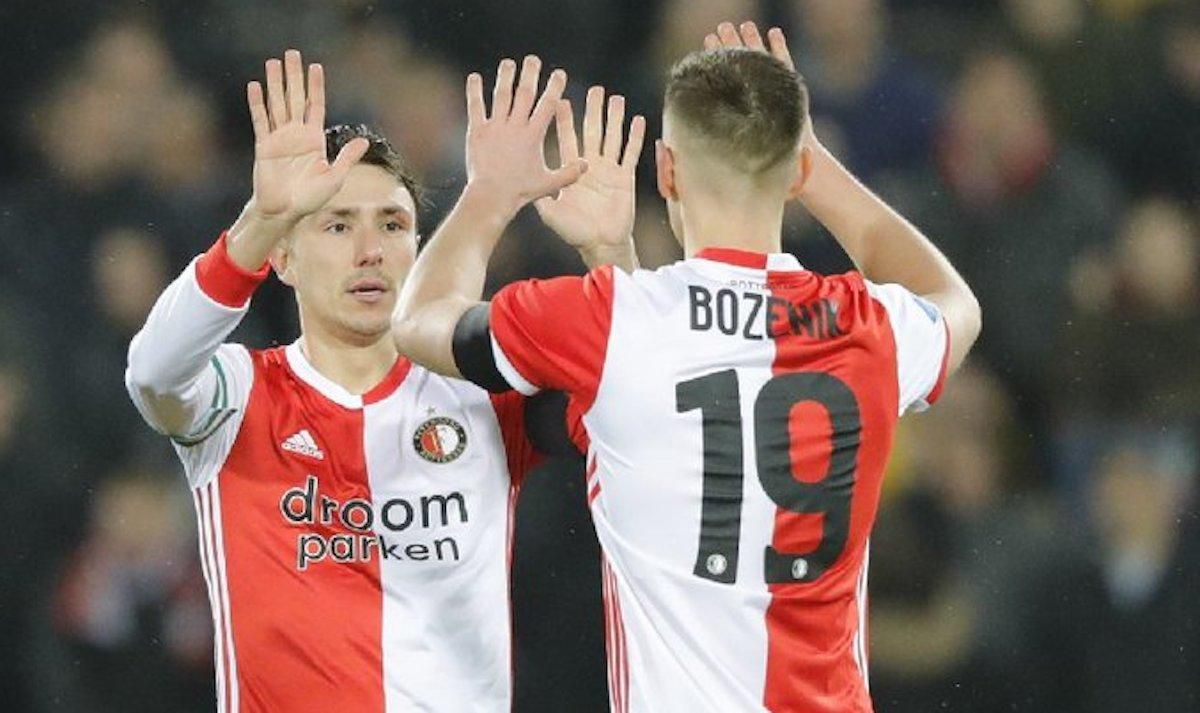 Róbert Boženík v drese Feyenoordu Rotterdam