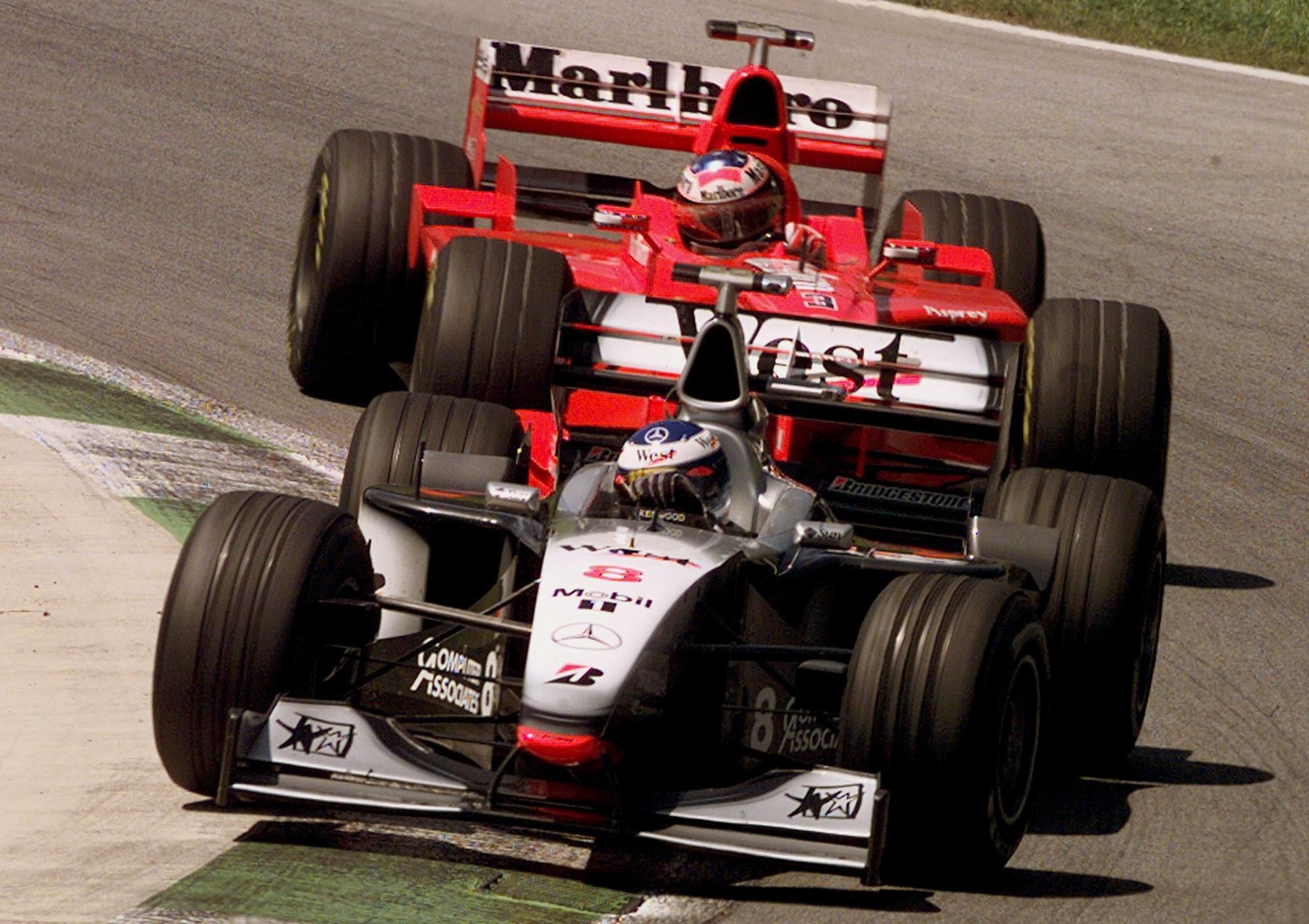 Koniec 90. rokov a po obdobie po miléniu patrilo bojom Häkkinena so Schumacherom