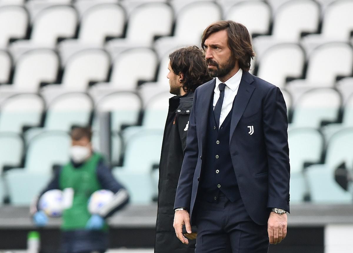 Andrea Pirlo v úlohe hlavného kouča Juventusu.