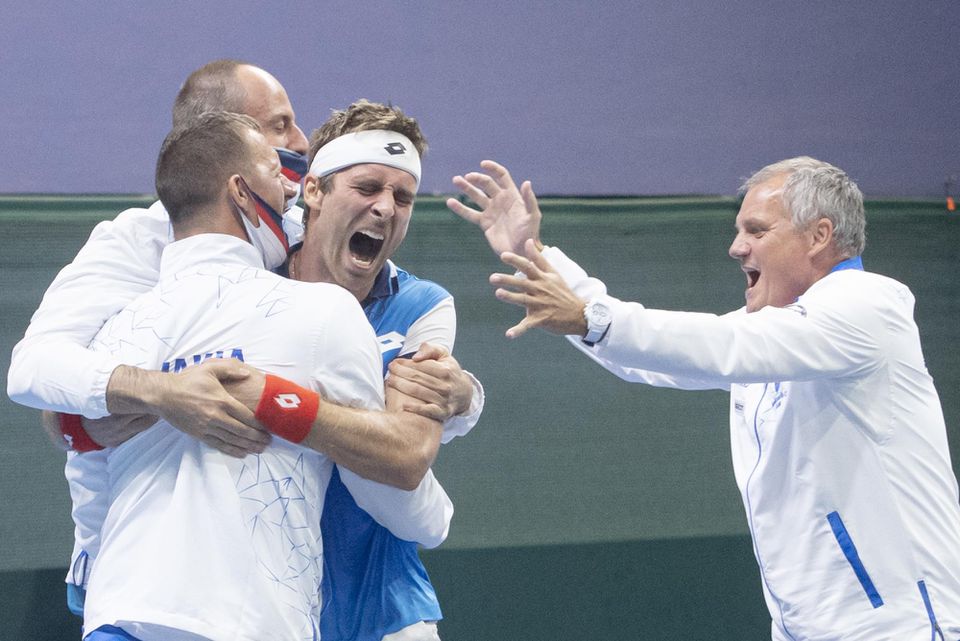 Davis Cup: Norbert Gombos sa teší z triumfu nad Cristianom Garinom