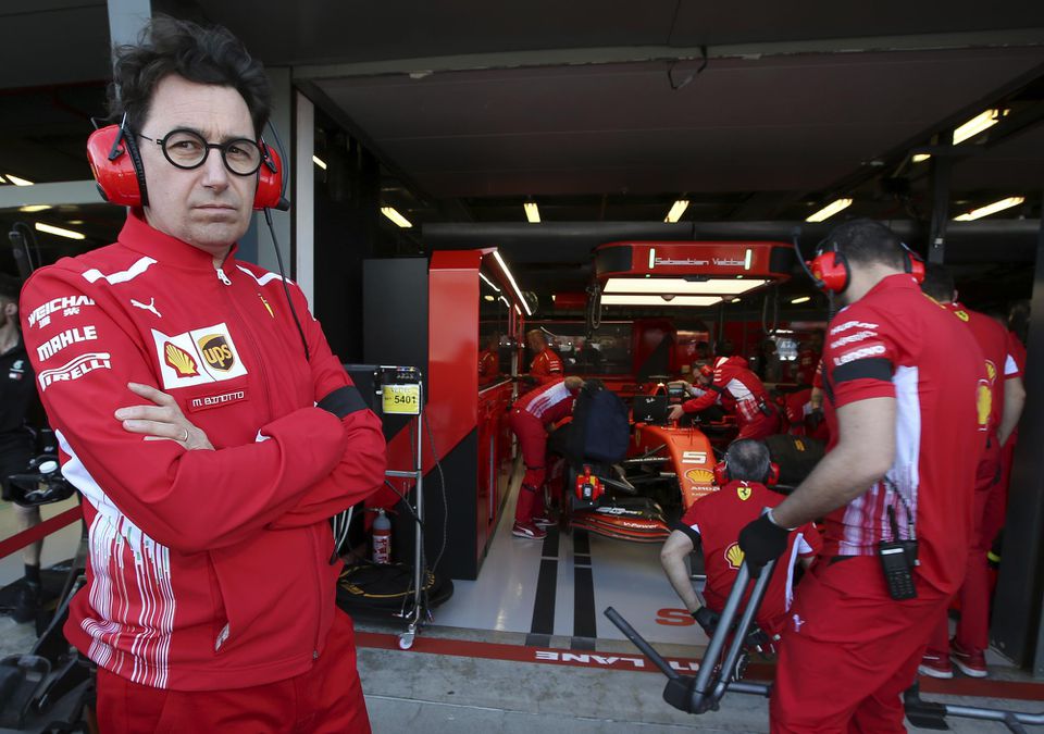 Šéf tímu Ferrari Mattia Binotto.