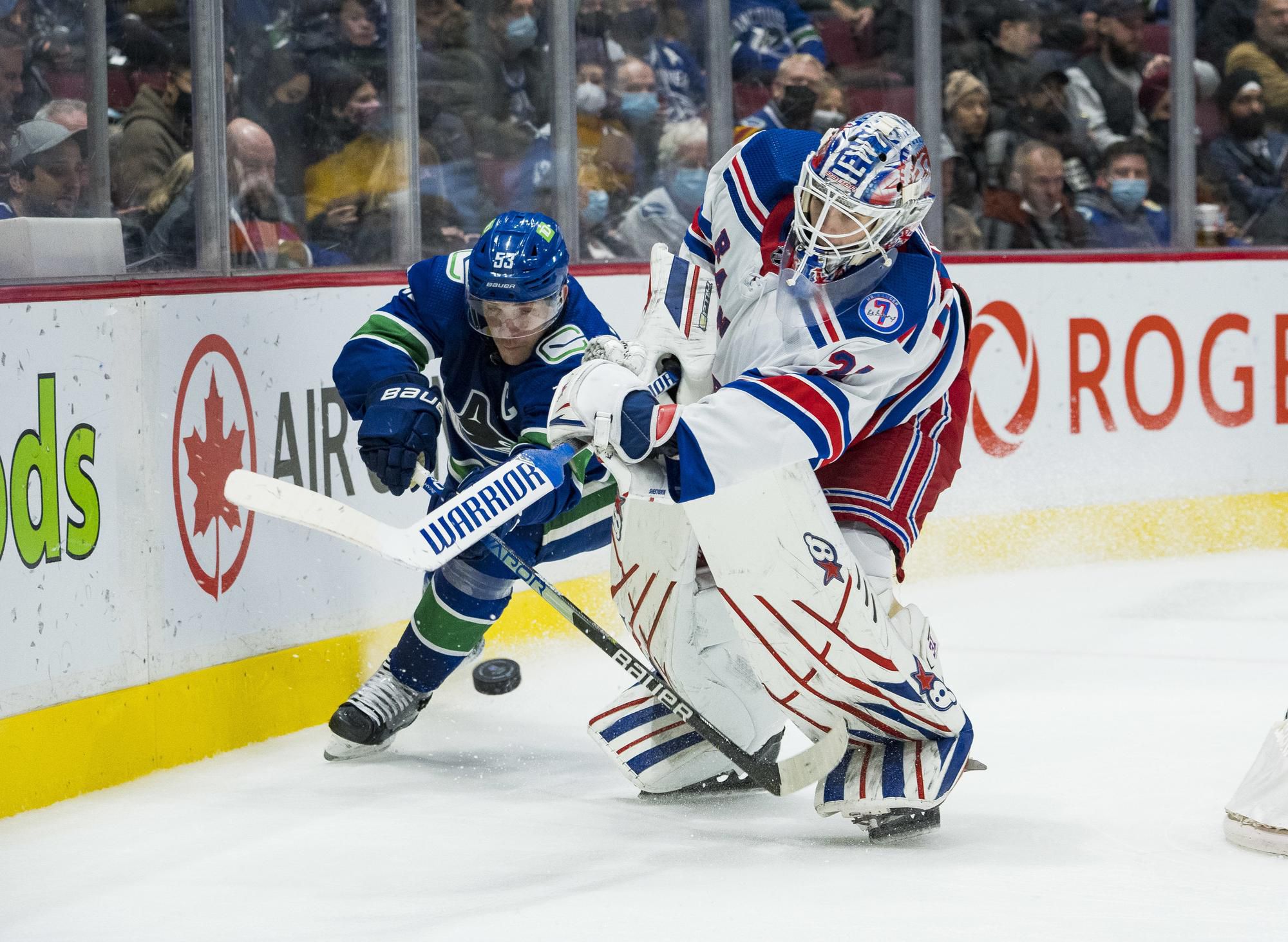 New York Rangers at Vancouver Canucks