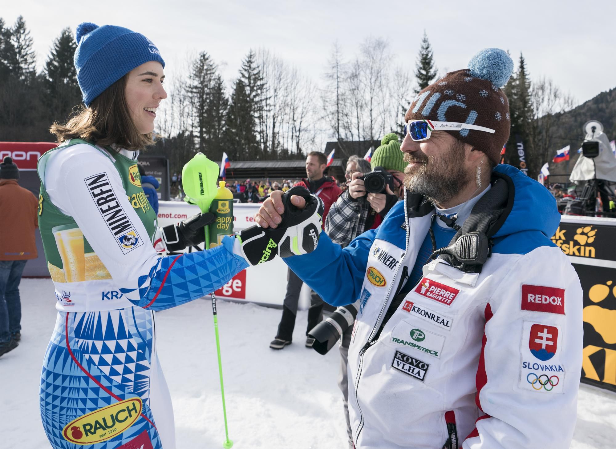 Petra Vlhová a Matej Gemza