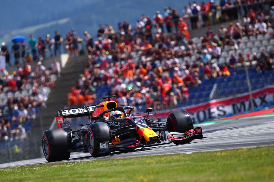 Max Verstappen počas kvalifikácie na Veľkú cenu Rakúska