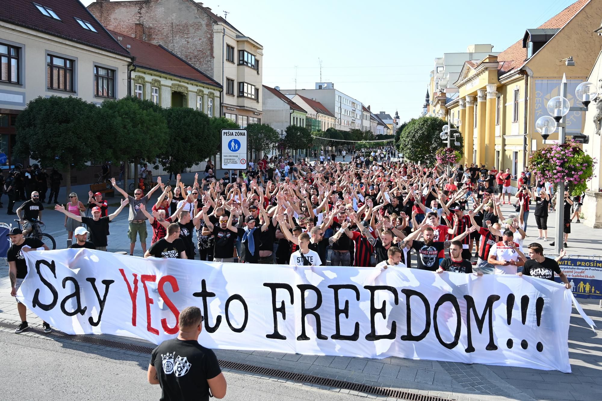 Protest fanúšikov FC Spartak Trnava