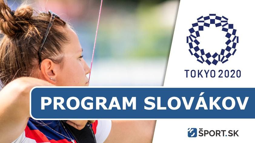 Tokio 2020: Program Slovákov - letná olympiáda - piatok (23. júl)
