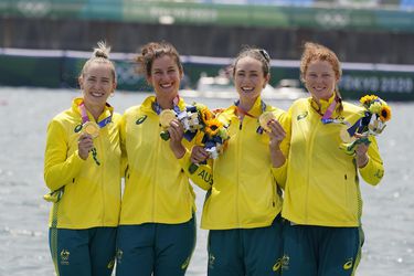Tokio 2020: Austrálske veslárky zaznamenali najlepší olympijský čas histórie a získali zlato vo štvorke