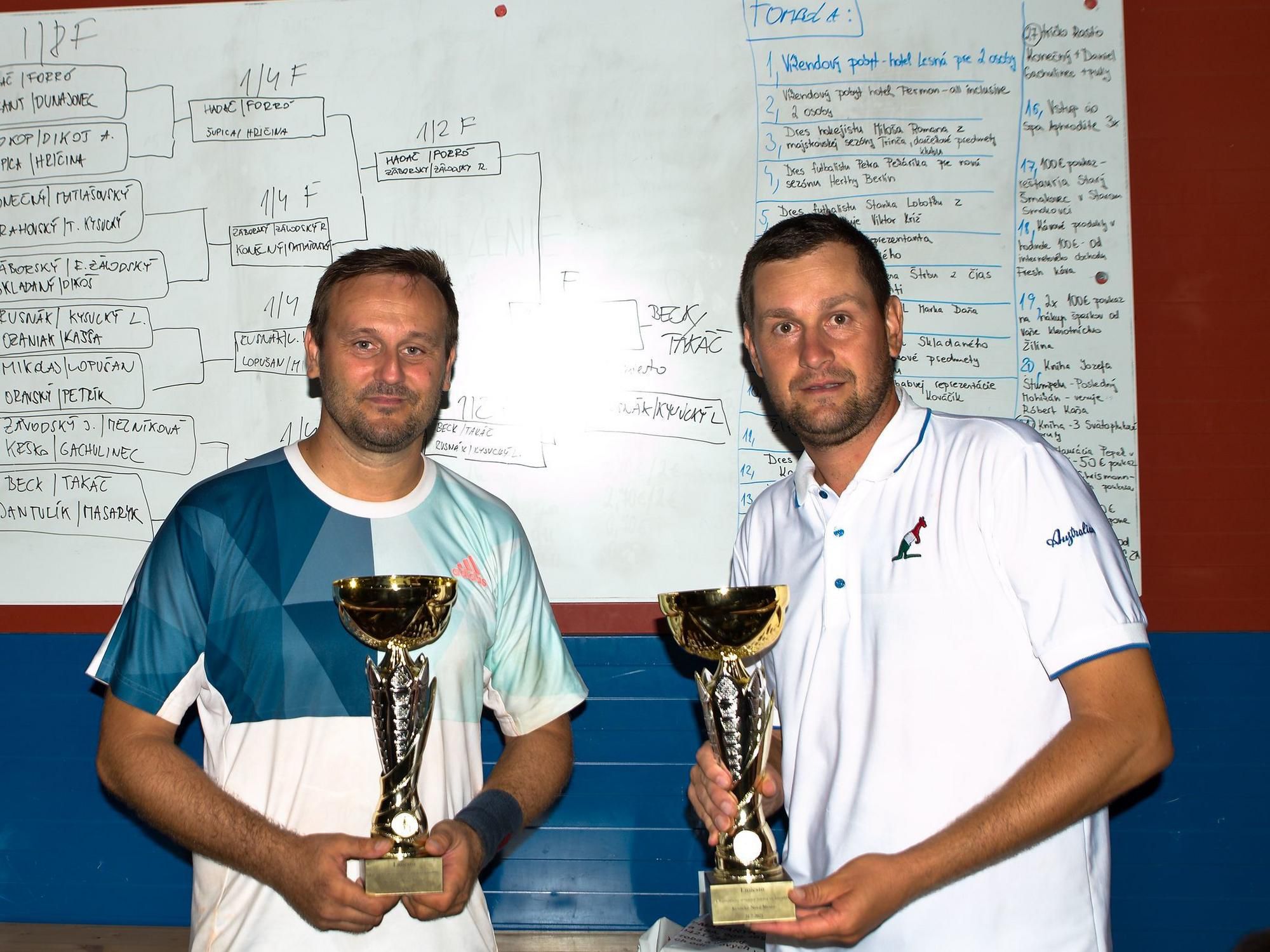 Charitatívny turnaj tenisových amatérov a športových osobností v Kysuckom Novom Meste