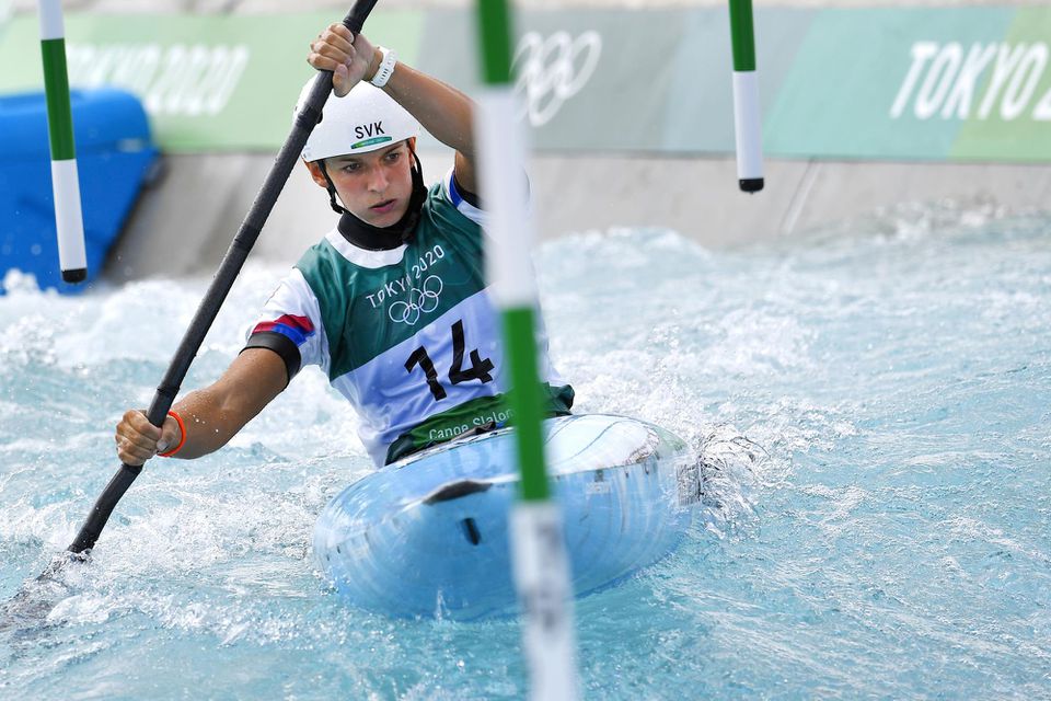 Tokio 2020: slovenská reprezentantka vo vodnom slalome Eliška Mintálová v kvalifikačnej jazde v kategórii K1