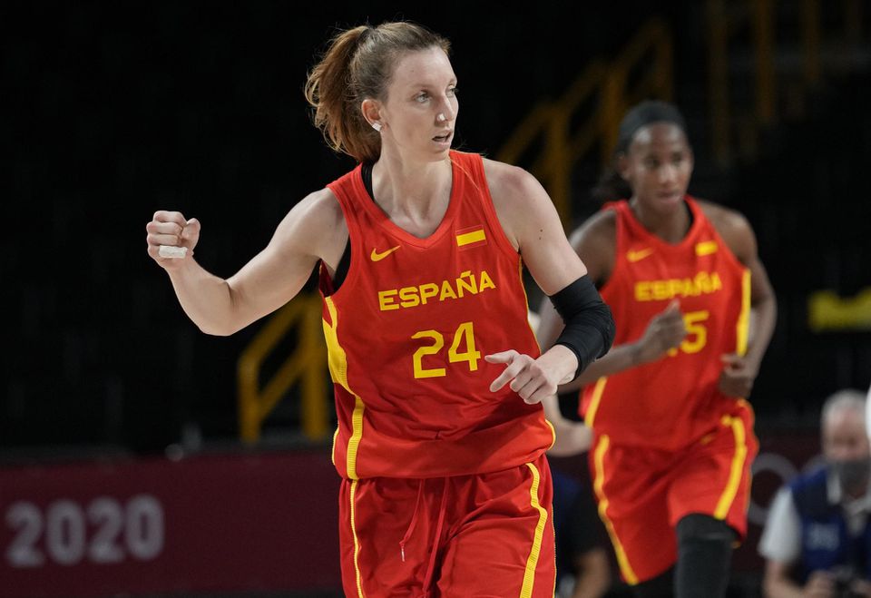 Španielska basketbalistka Laura Gilová.