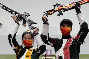 Tokio 2020: Zlato vo vzduchovej puške na 10 m pre mix Číny