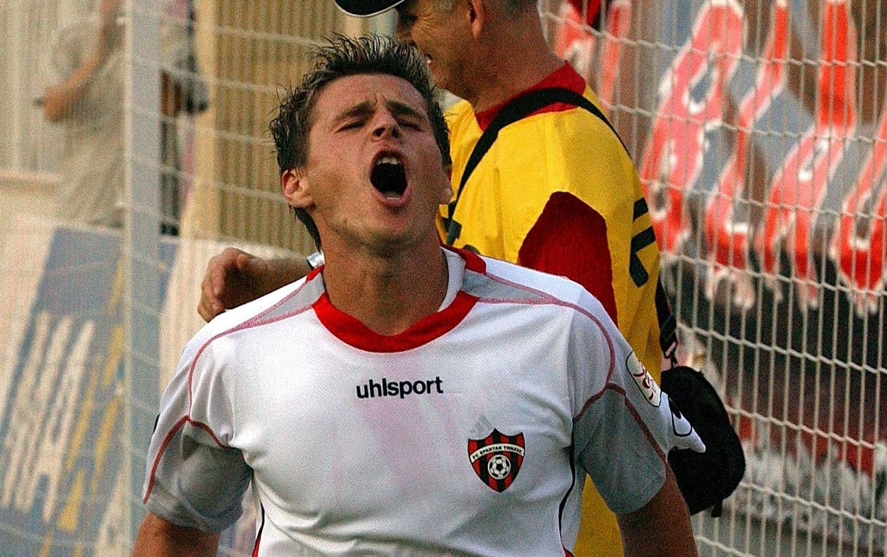 Peter Ďuriš ešte ako hráča Spartaka Trnava v roku 2007