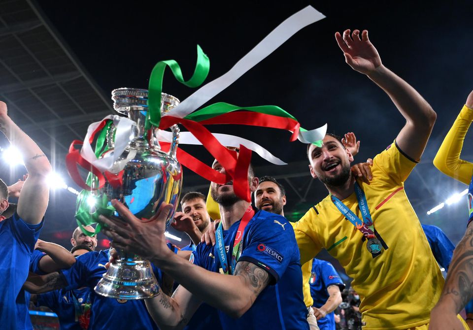 Taliansko oslavuje triumf na EURO 2020