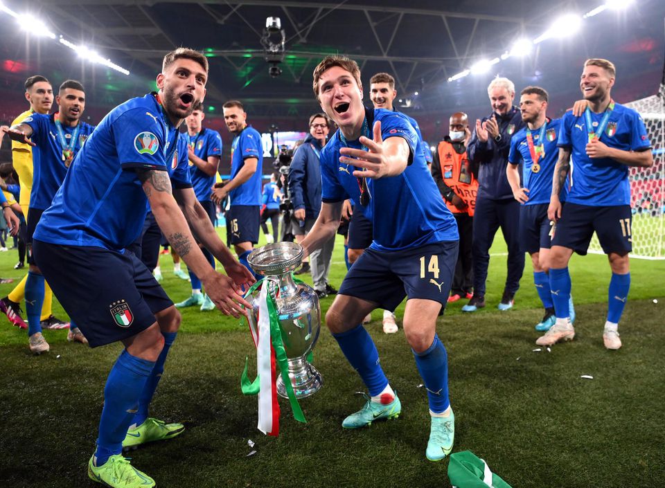 Taliansko oslavuje triumf na EURO 2020