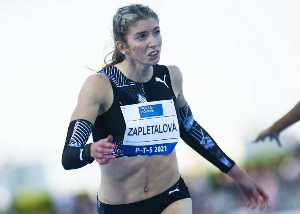 Slovenská atlétka Emma Zapletalová.