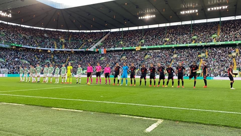 FK Jablonec pred zápasom na štadióne Celtic Park