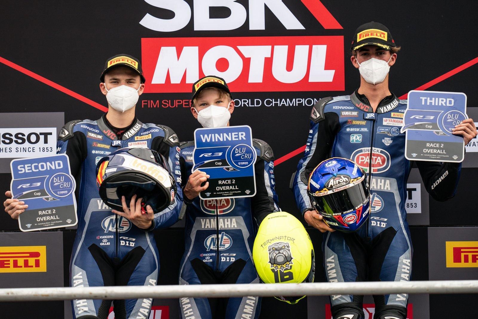 Maxim Repák ovládol preteky mládežníckeho šampionátu Word Superbike v českom Moste