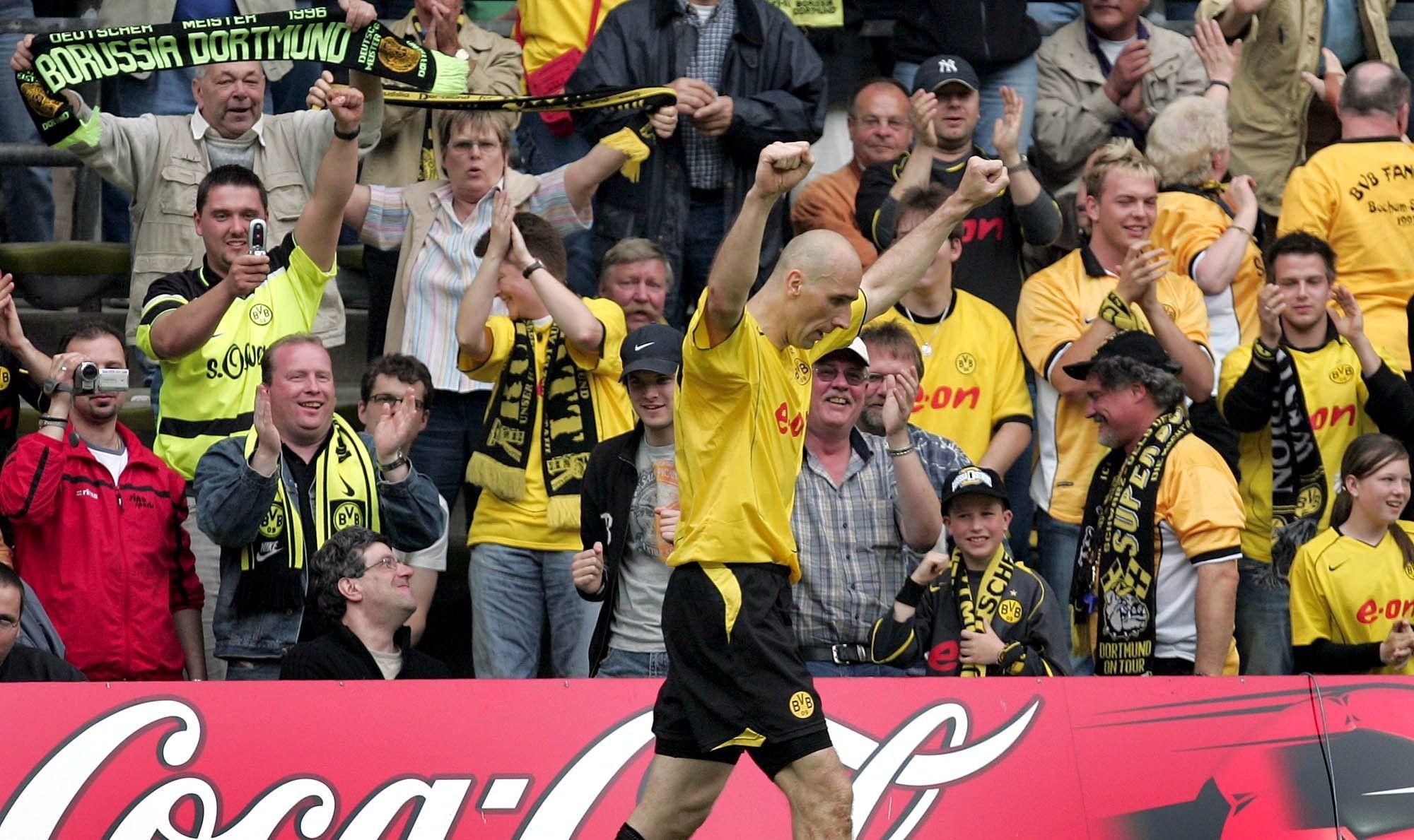 Jan Koller ešte v drese Borussie Dortmund (2005)
