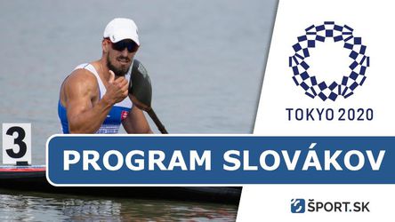 Tokio 2020: Program Slovákov - letná olympiáda - pondelok (2. august)