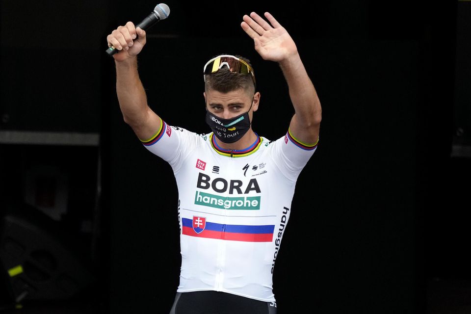 Nové dresy BORA-hansgrohe na Tour de France 2021.