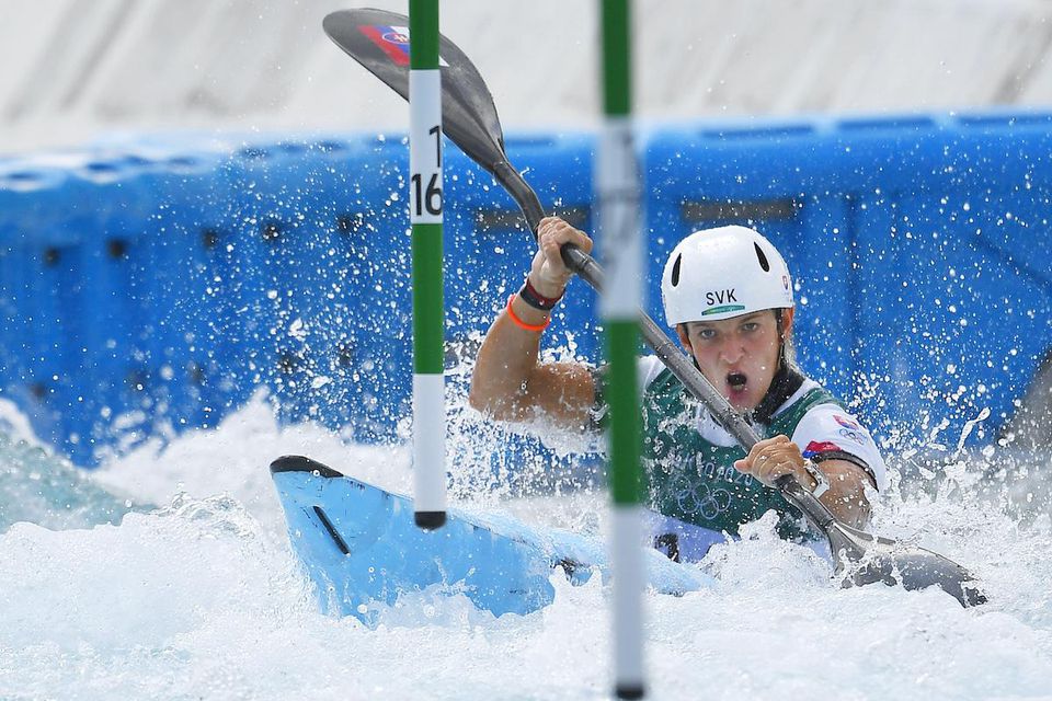 Slovenská reprezentantka vo vodnom slalome Eliška Mintálová.