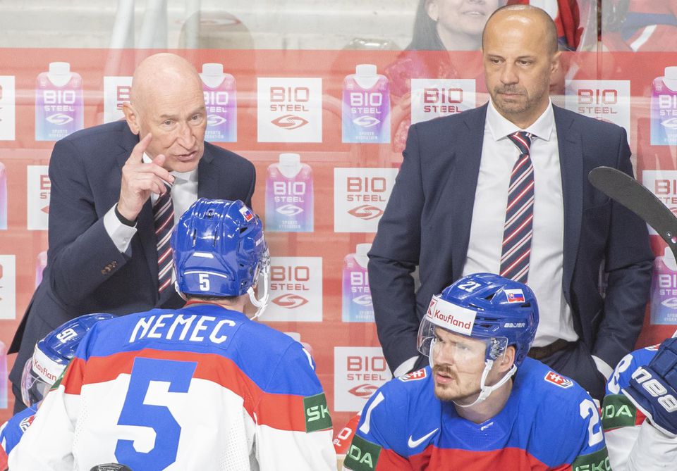 MS v hokeji 2023: Slovensko - Nórsko (Craig Ramsay na striedačke Slovenska)