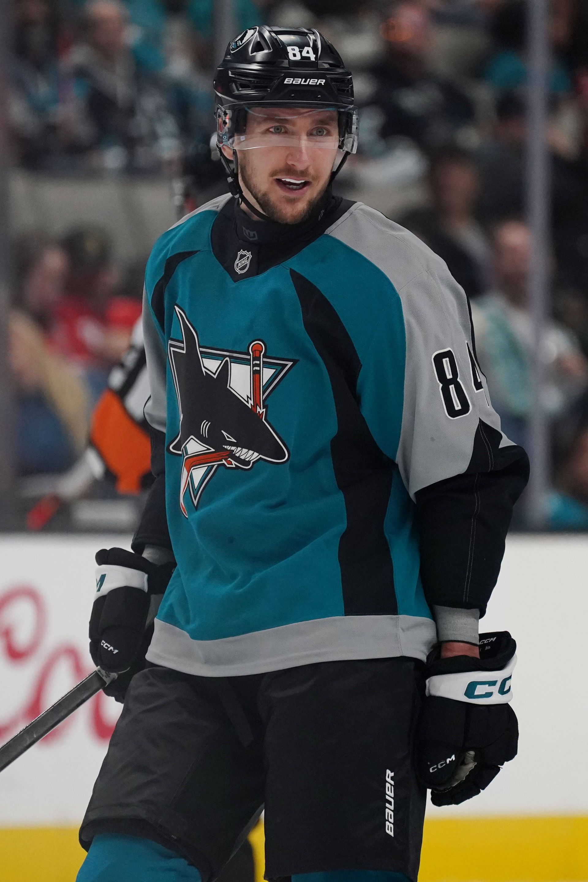 Pavol Regenda v drese San Jose Sharks.