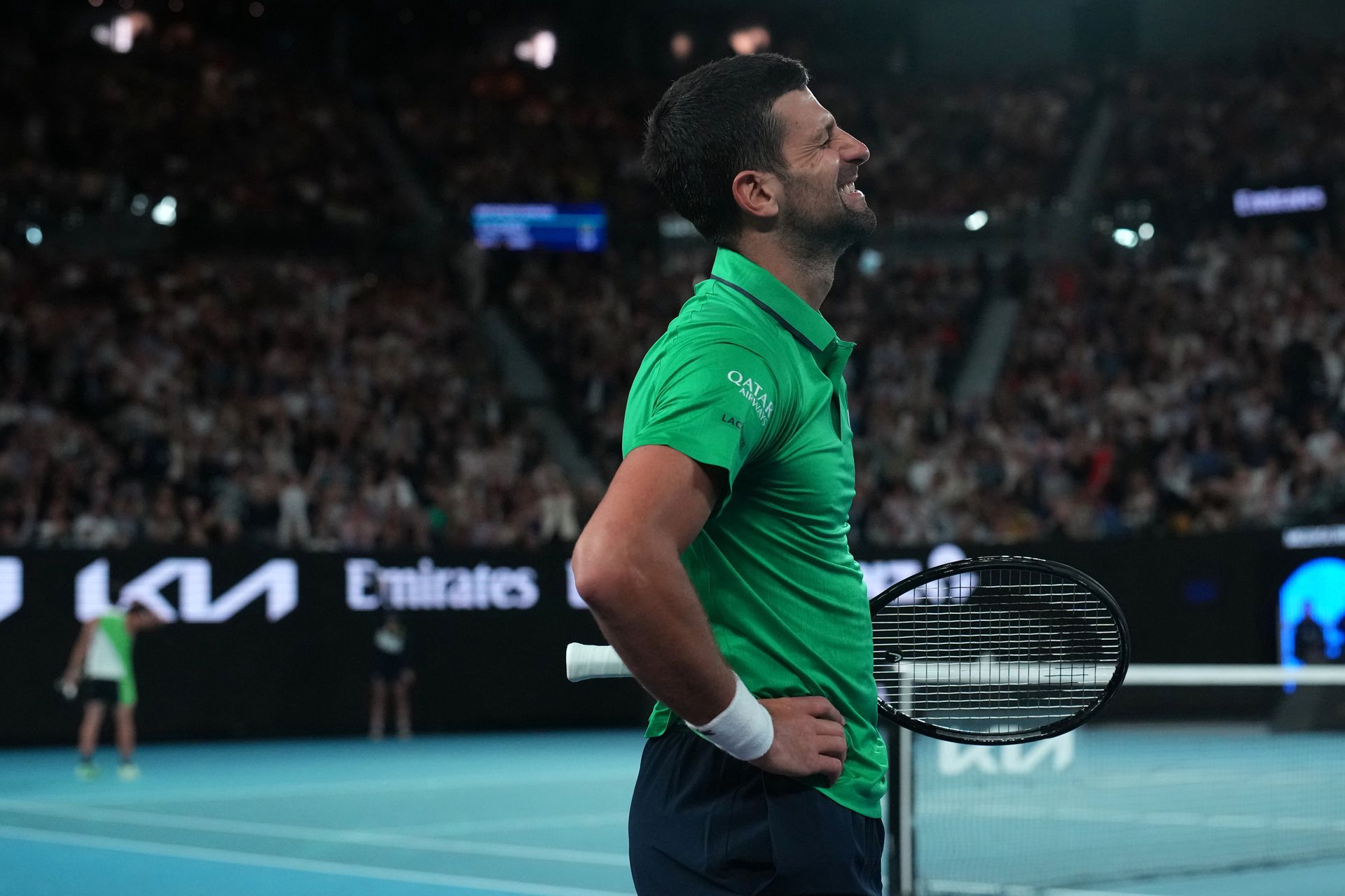 Carlos Alcaraz - Novak Djokovič (finále Australian Open). Zdroj: SITA/AP